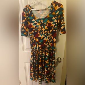 LuLaRoe large mosaic dress